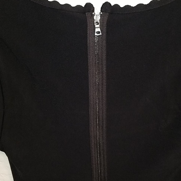 BCBG MAXAZRIA Scalloped Bodycon Dress - Picture 13 of 15